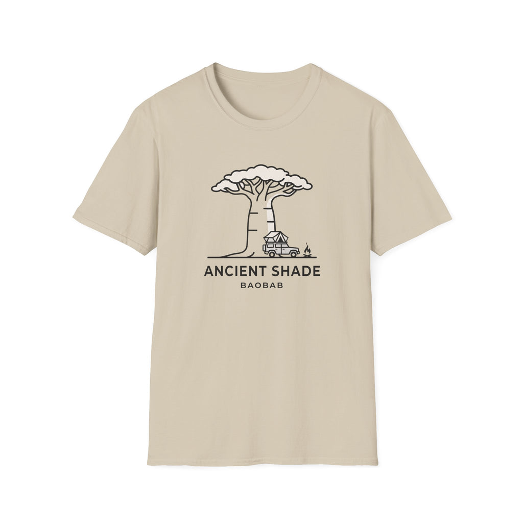 Ancient shade baobab – Adventure Graphic Line Art T-Shirt