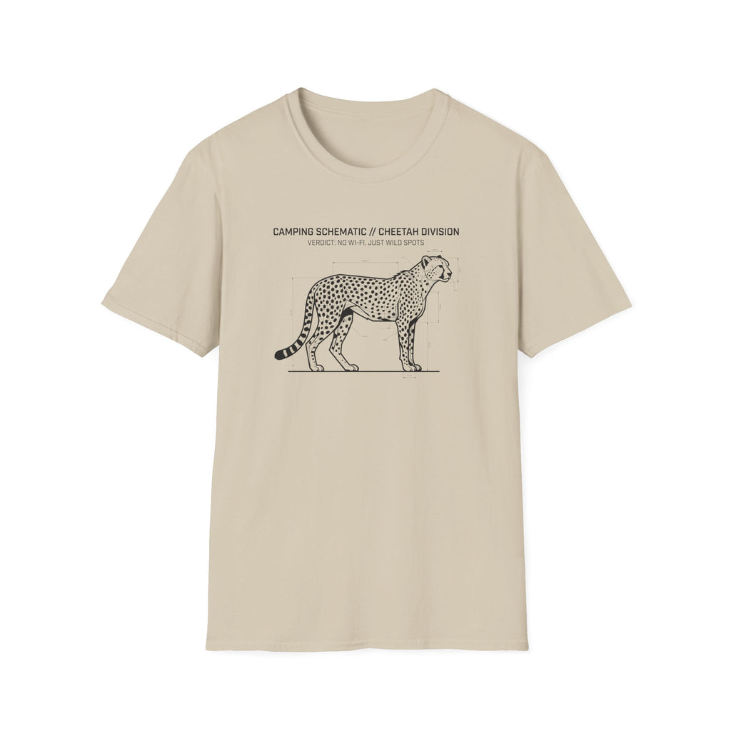 No wifi just wild spots cheetah – Adventure Graphic Art T-Shirt