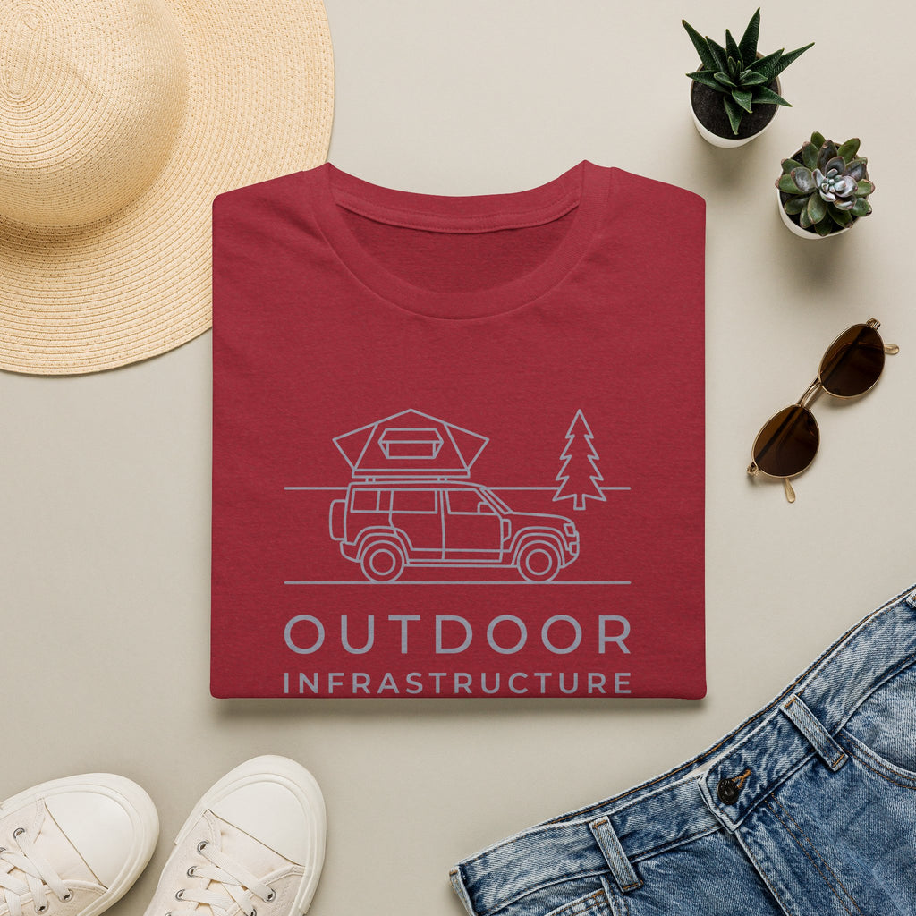 Outdoor infrastructure – Adventure Graphic Line Art T-Shirt
