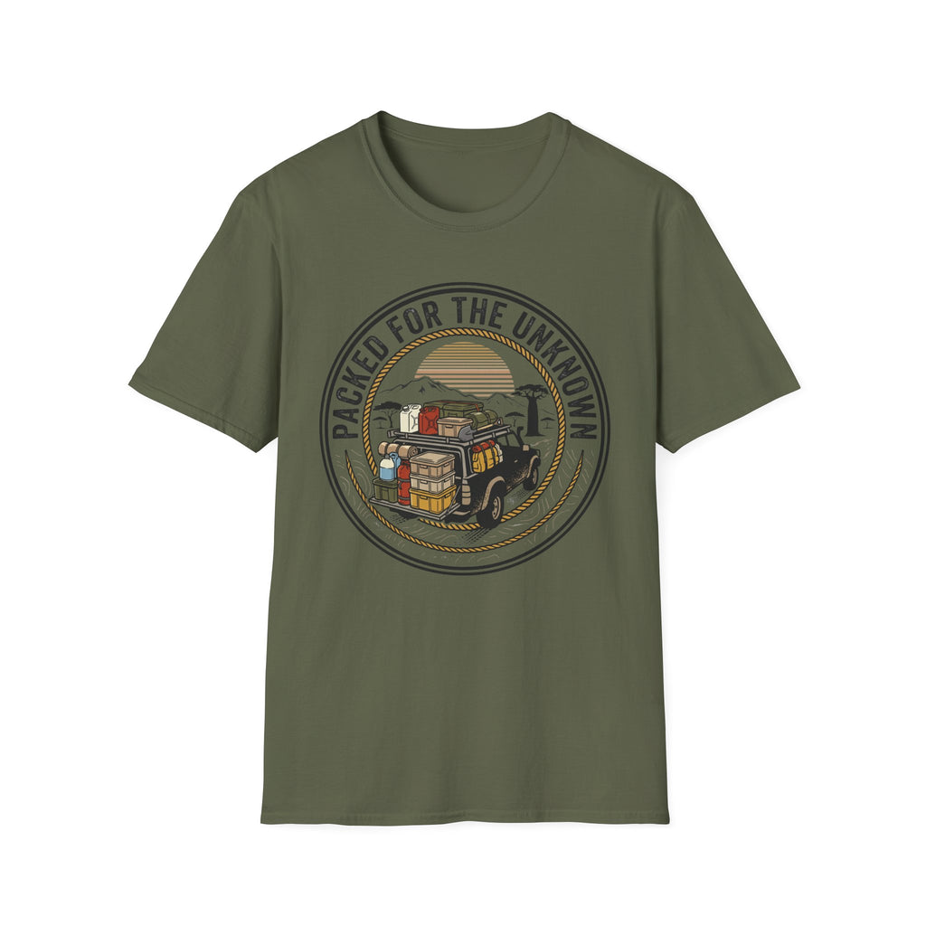 Packed for the unknown – Adventure Graphic T-Shirt