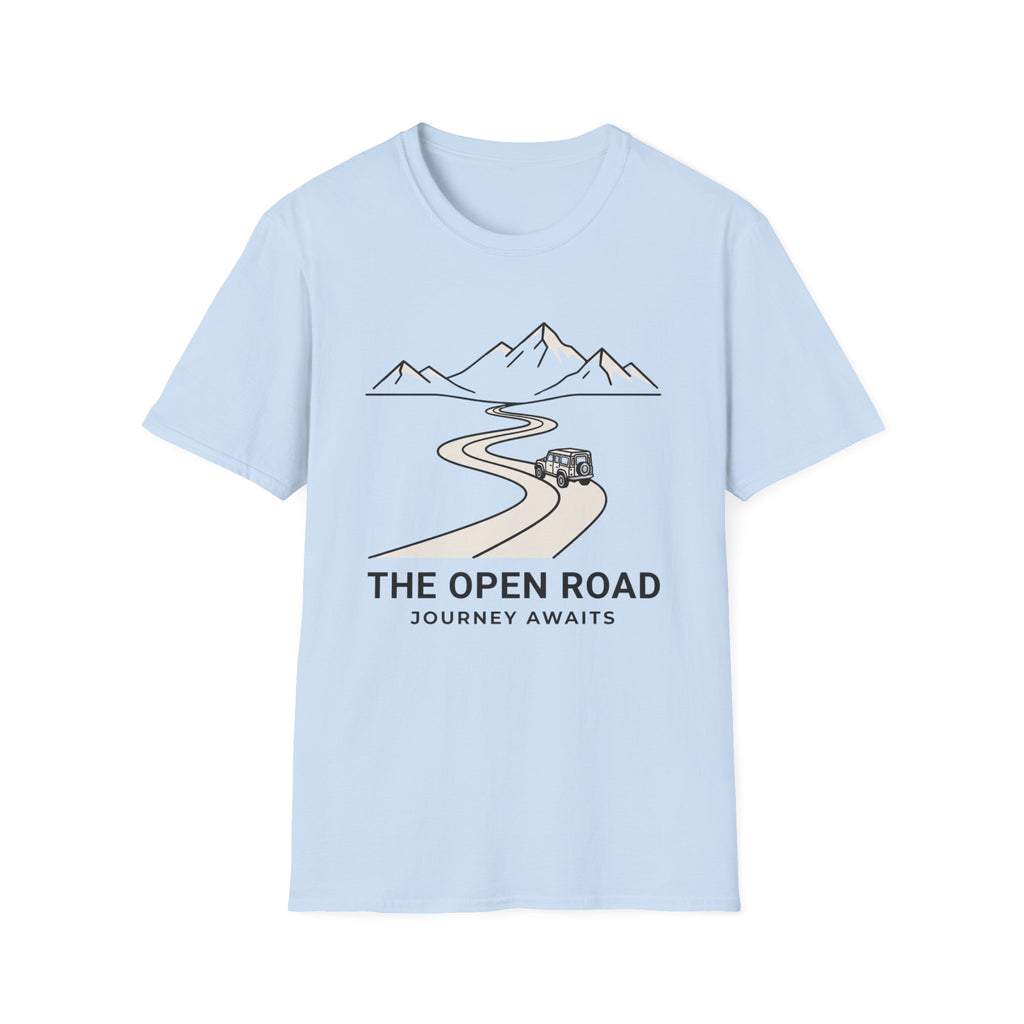 The open road – Adventure Graphic Line Art T-Shirt