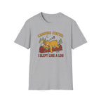 I slept like a log bear – Adventure Graphic Cartoon Art T-Shirt