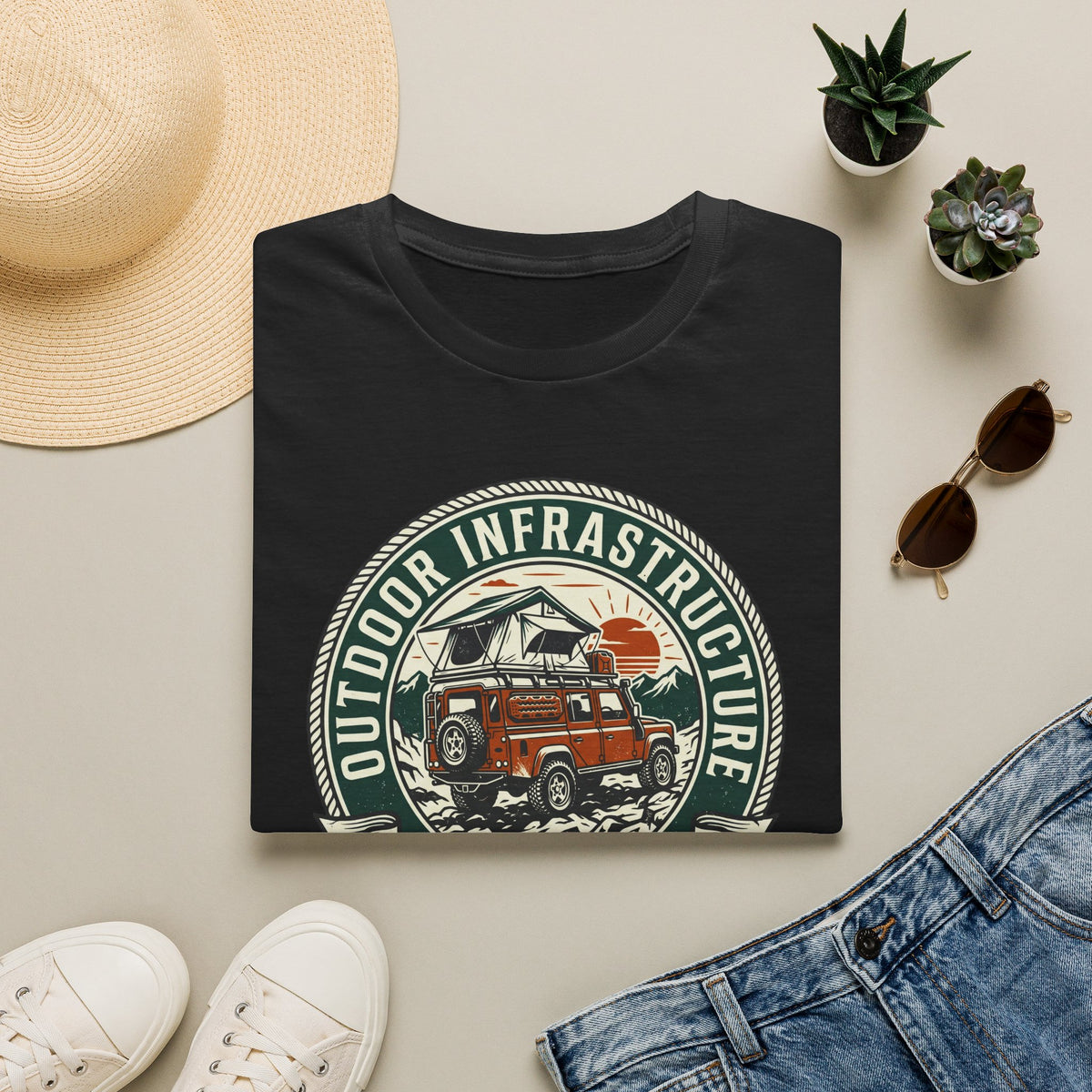Outdoor infrastructure – Adventure Graphic Badge T-Shirt