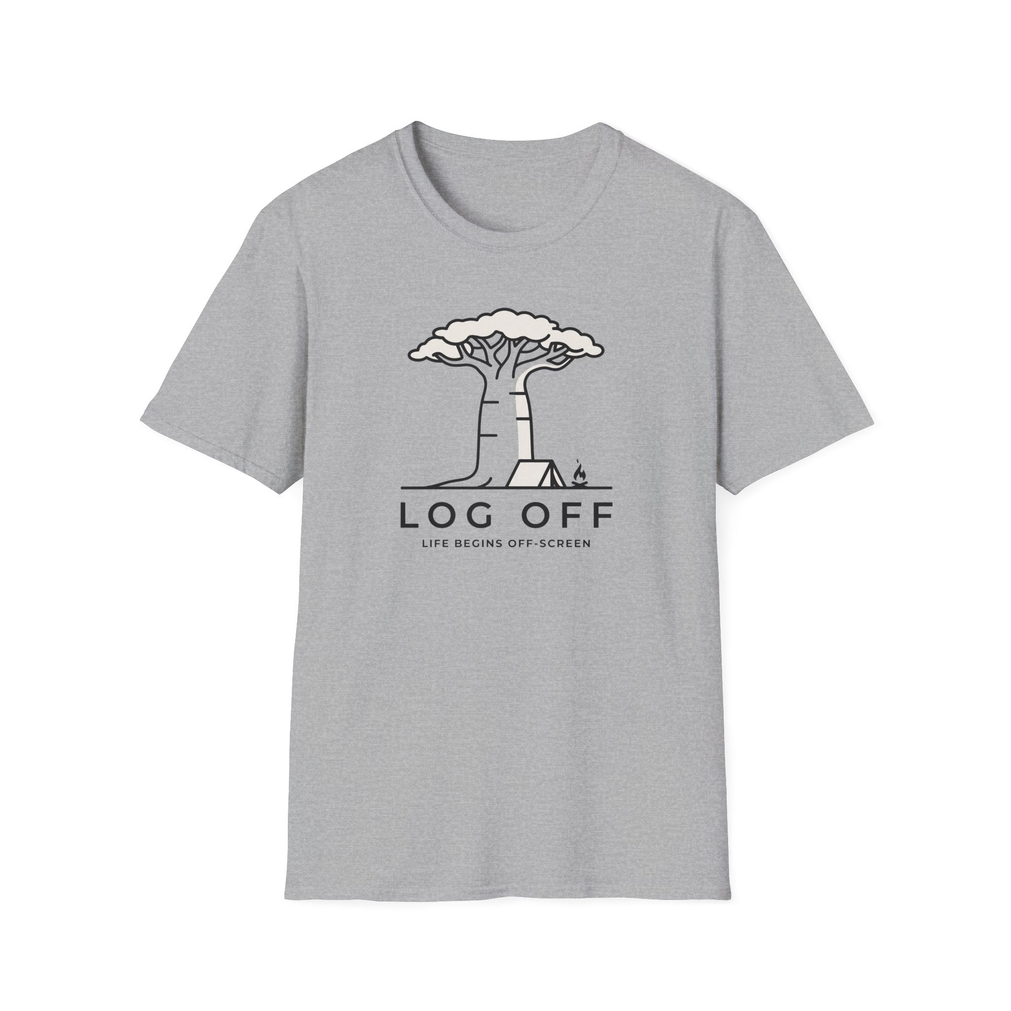 Log off baobab – Adventure Graphic T-Shirt