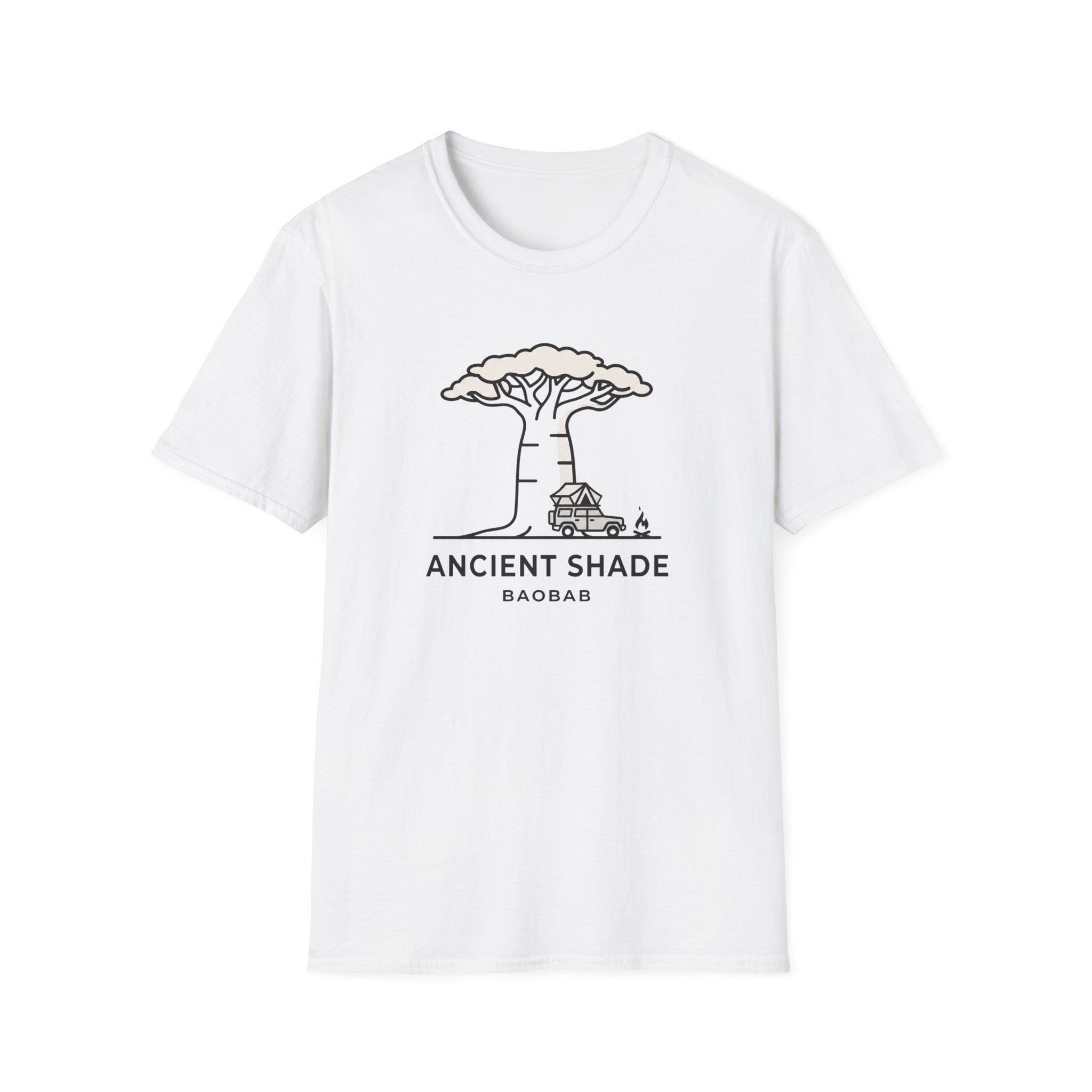 Ancient shade baobab – Adventure Graphic Line Art T-Shirt