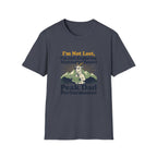 I am not lost Dad goat – Adventure Graphic Badge Art T-Shirt