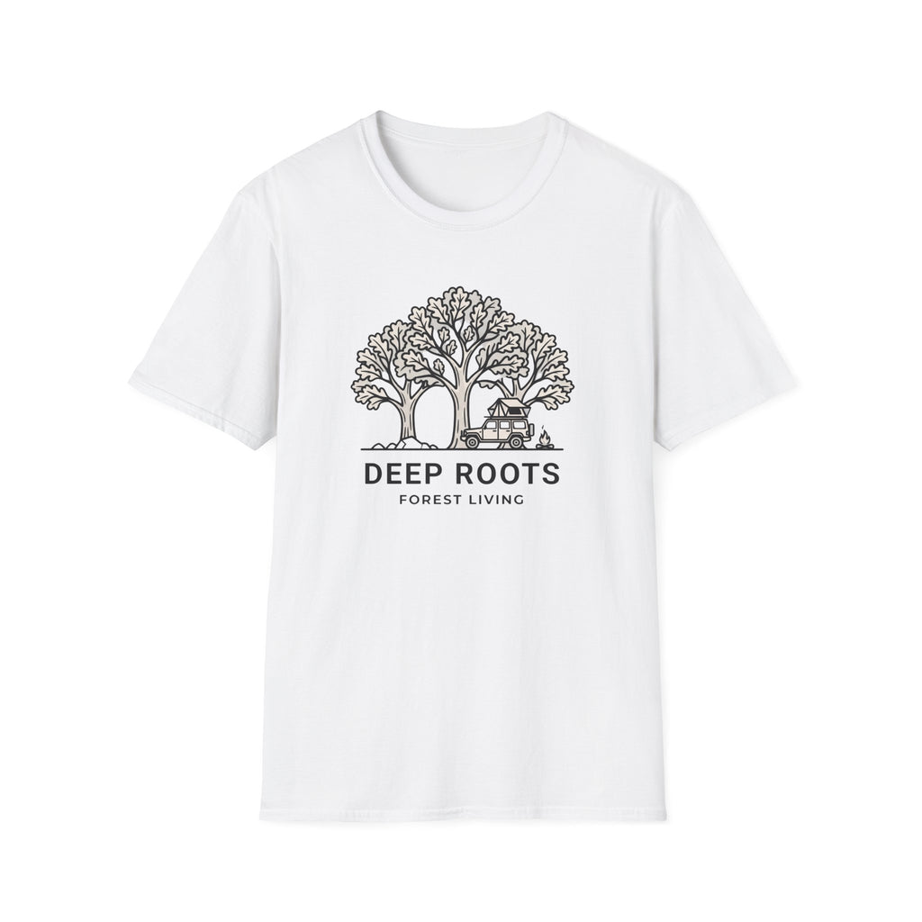 Deep roots forest living – Adventure Graphic Line Art T-Shirt