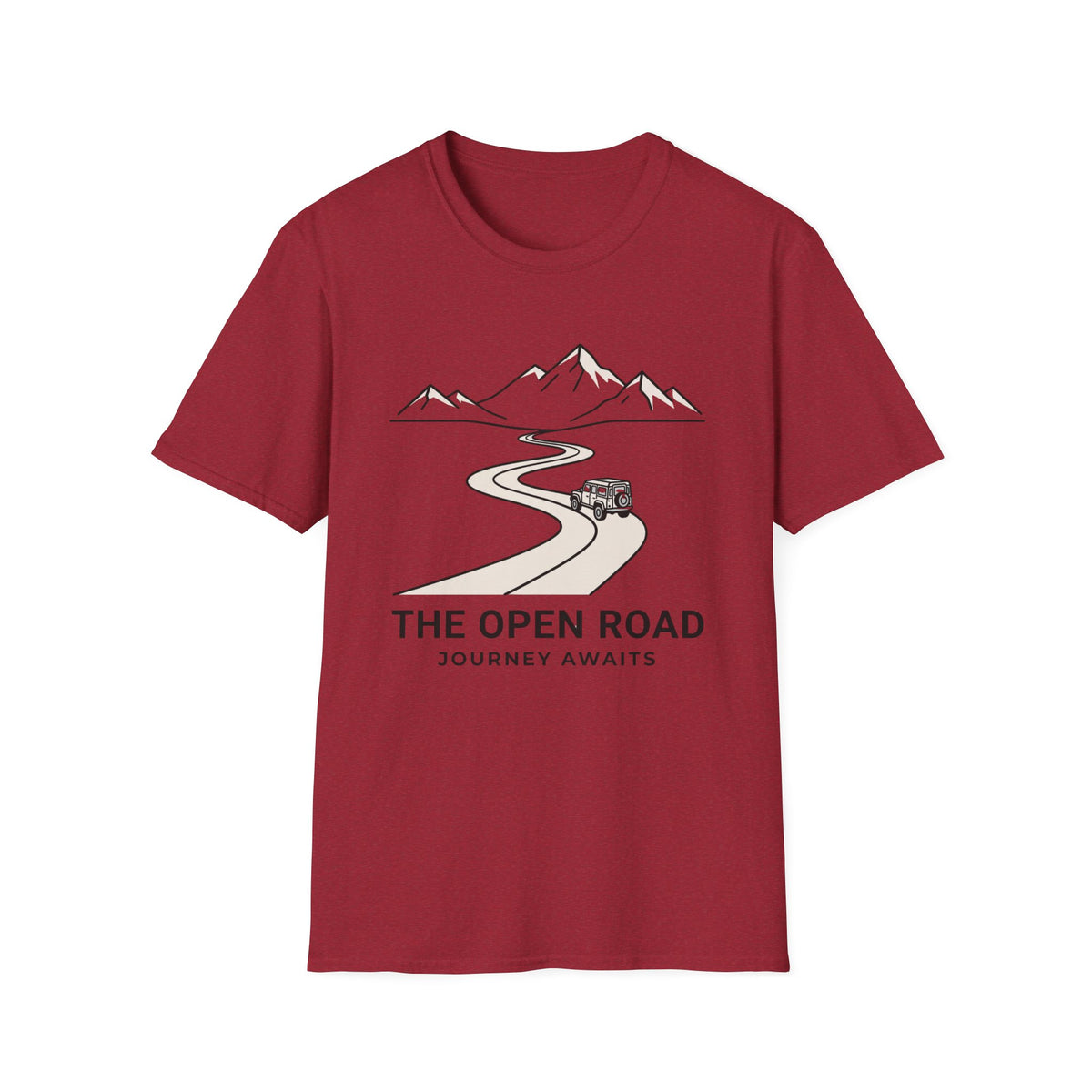 The open road – Adventure Graphic Line Art T-Shirt