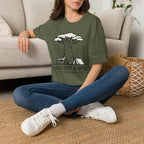 Log off and ride – Adventure Graphic Line Art T-Shirt