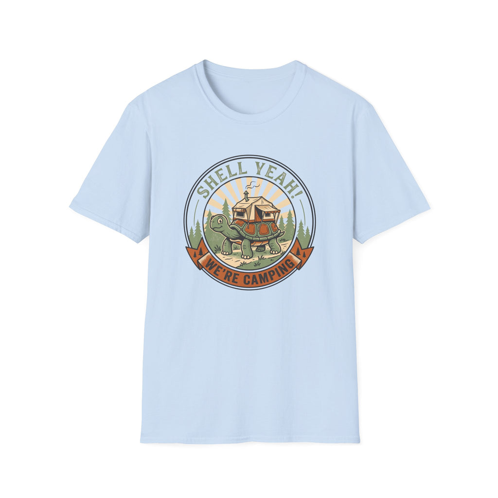 Shell yeah overland tortoise – Adventure Graphic Badge Art T-Shirt