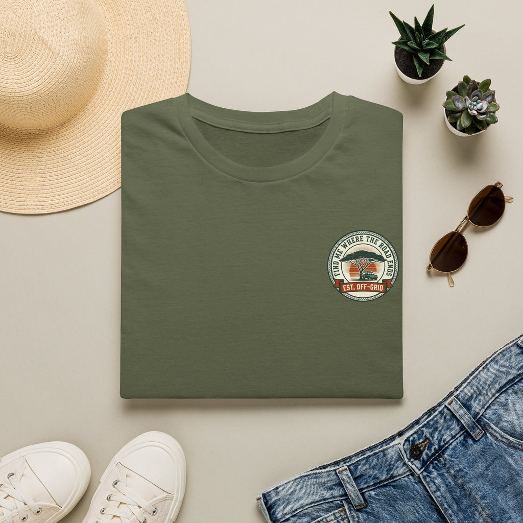 Find me where the road ends – Adventure Graphic T-Shirt