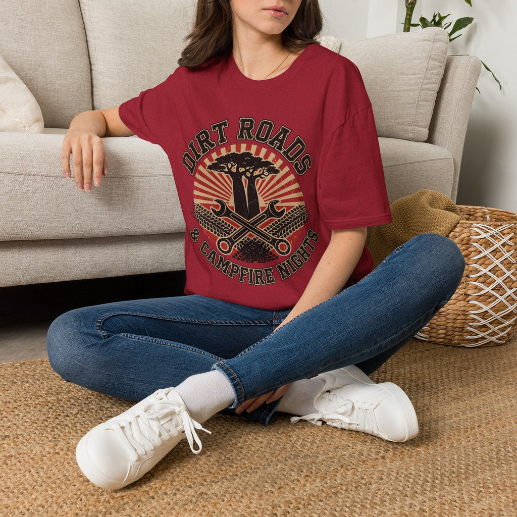 Dirt roads and campfire nights – Adventure Graphic T-Shirt