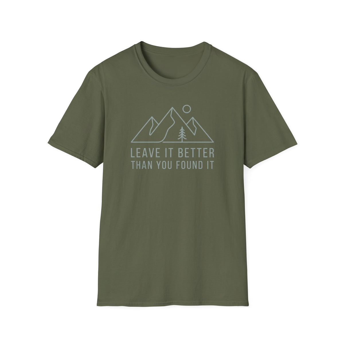 Leave it better line art – Adventure Graphic T-Shirt