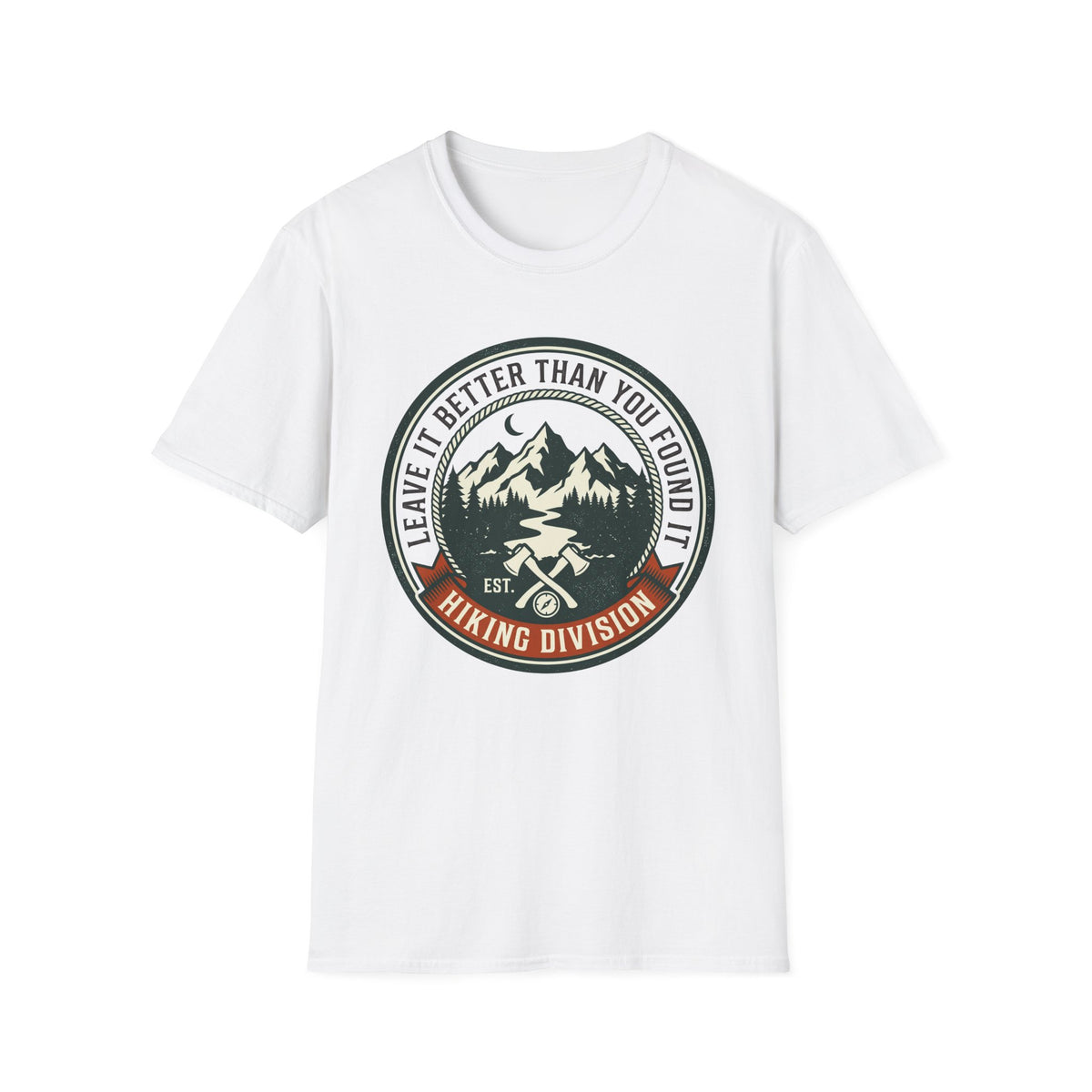 Leave it better – Adventure Graphic Badge T-Shirt