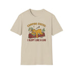 I slept like a log bear – Adventure Graphic Cartoon Art T-Shirt