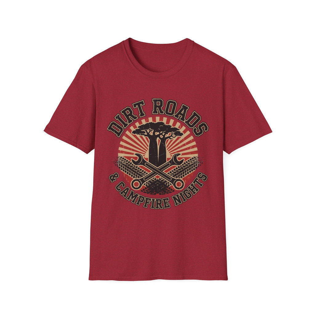 Dirt roads and campfire nights – Adventure Graphic T-Shirt