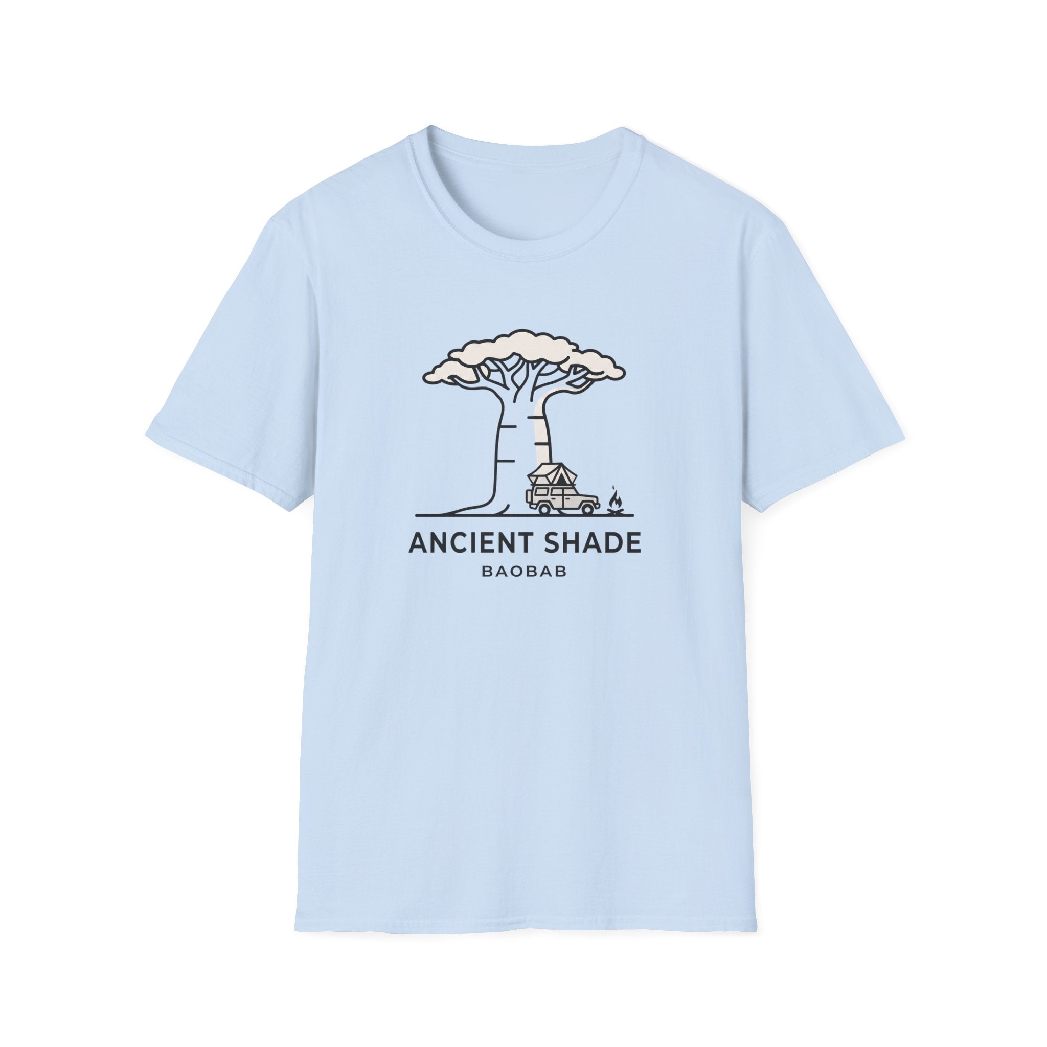 Ancient shade baobab – Adventure Graphic Line Art T-Shirt