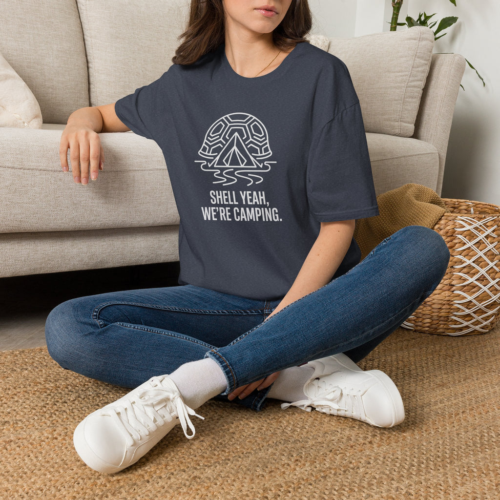 Shell yeah tortoise – Adventure Graphic Line Art T-Shirt