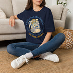 T-Shirt — I Hike for the Snacks Graphic Tee (Backpack Raccoon)
