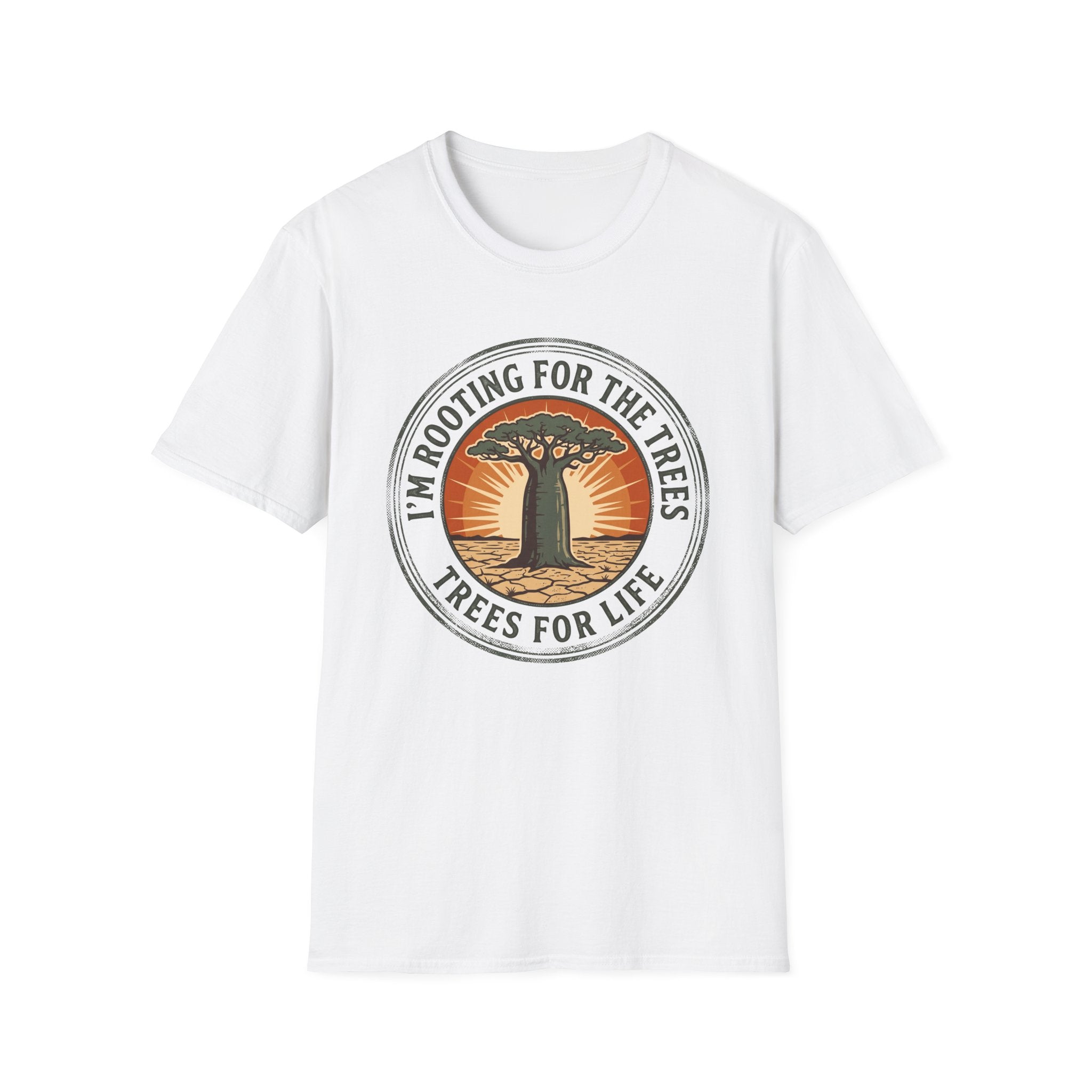 I am rooting for trees baobab – Adventure Graphic Badge Art T-Shirt