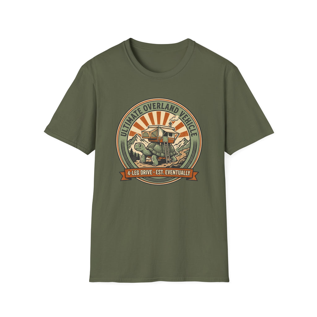 Ultimate overland tortoise – Adventure Graphic Badge Art T-Shirt