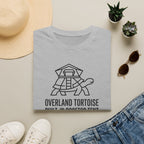 Overland tortoise – Adventure Graphic Line Art T-Shirt