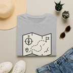 Not lost exploring – Adventure Graphic Line Art T-Shirt