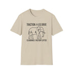 Factory lifted elephant – Adventure Graphic Line Art T-Shirt