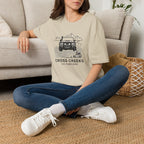 Cross creeks go further – Adventure Graphic Line Art T-Shirt