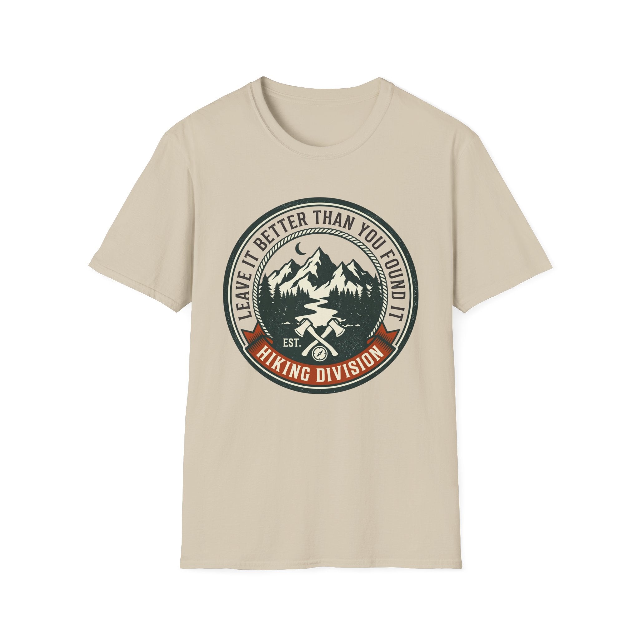Leave it better – Adventure Graphic Badge T-Shirt