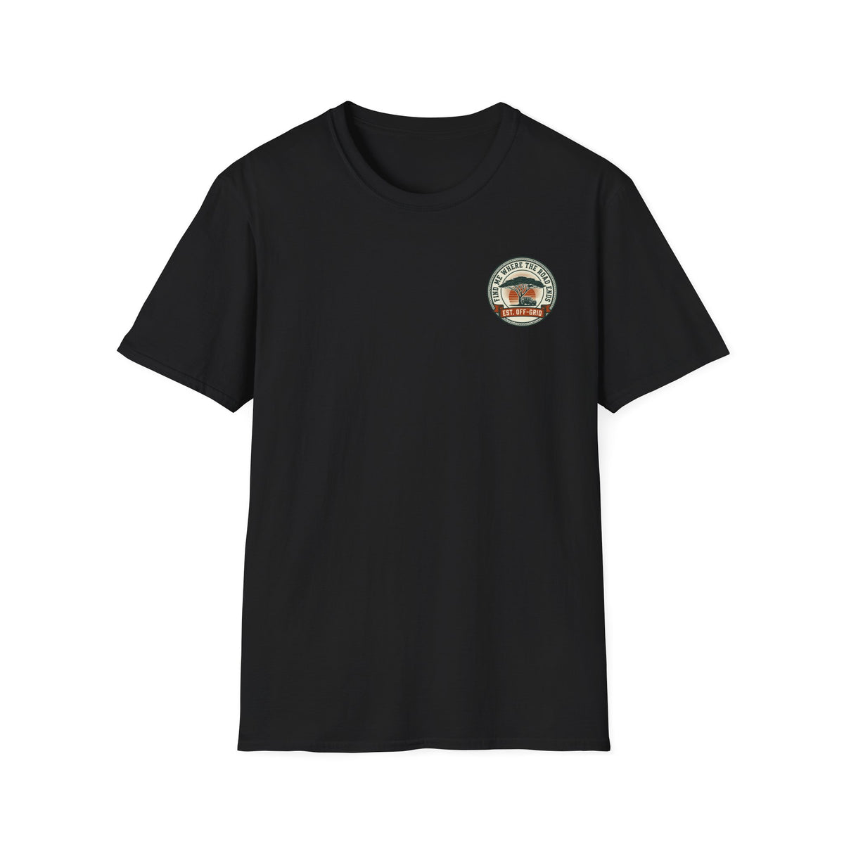 Find me where the road ends – Adventure Graphic T-Shirt