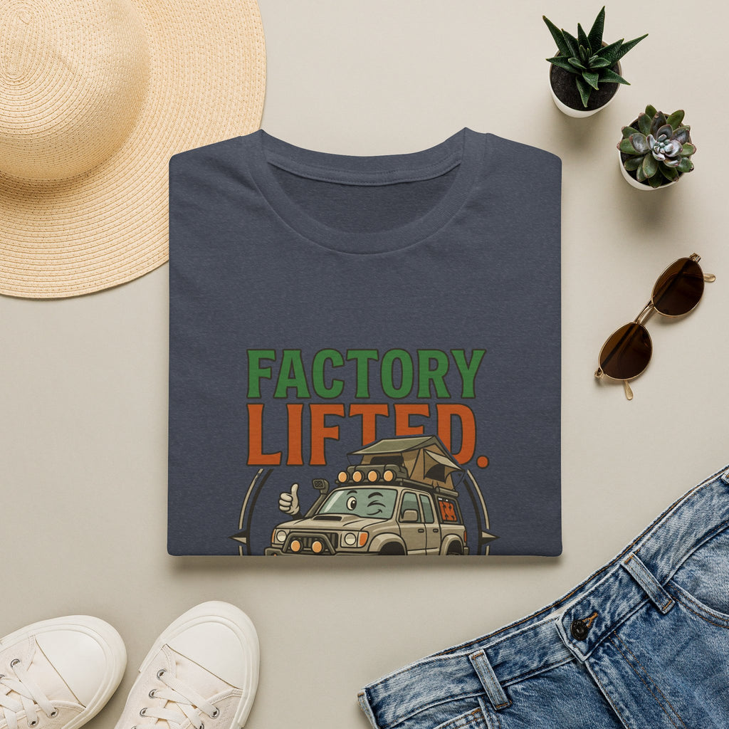 Factory lifted 4x4 – Adventure Graphic Cartoon Art T-Shirt