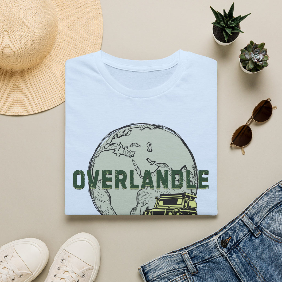 Overlandle logo – Adventure Graphic T-Shirt