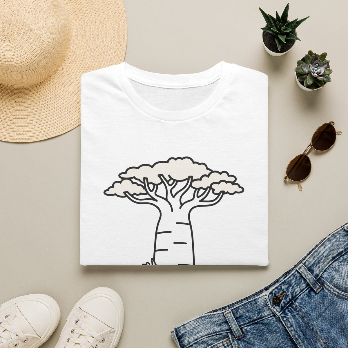 Log off and ride – Adventure Graphic Line Art T-Shirt