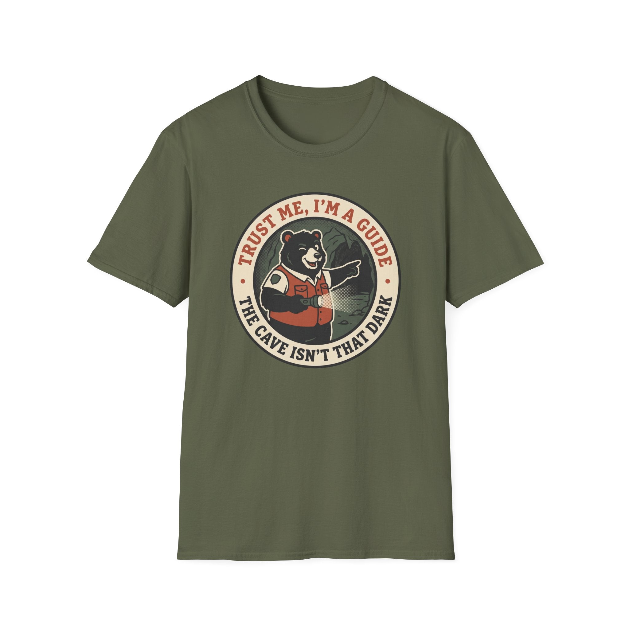 Trust me I am a guide – Adventure Graphic Badge Art T-Shirt