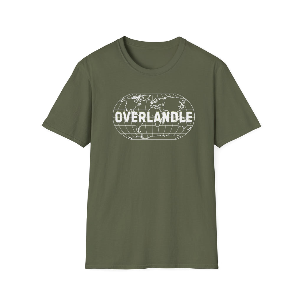 Overlandle globe – Adventure Graphic Art T-Shirt
