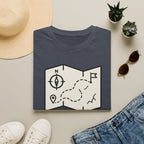 Not lost exploring – Adventure Graphic Line Art T-Shirt