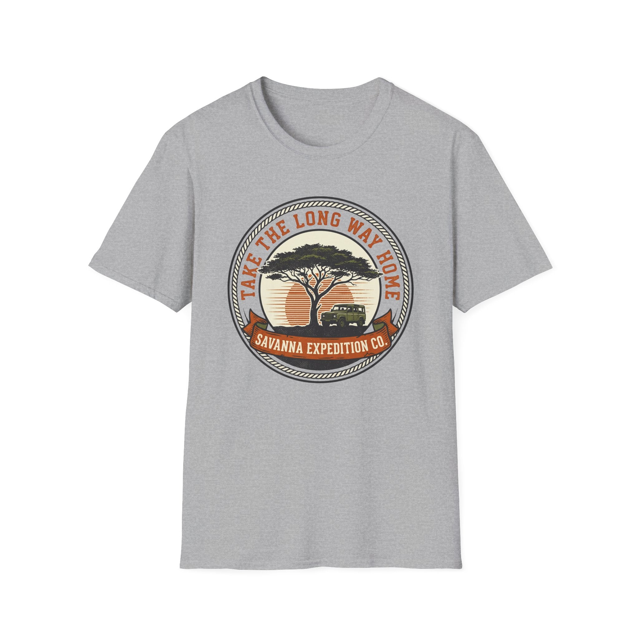 Take the long way Savanna – Adventure Graphic T-Shirt