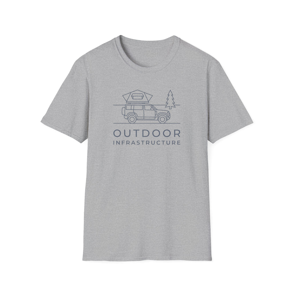 Outdoor infrastructure – Adventure Graphic Line Art T-Shirt