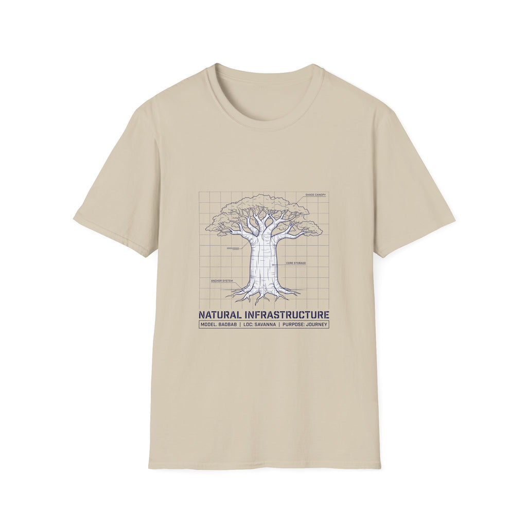 Baobab blue print – Adventure Graphic T-Shirt