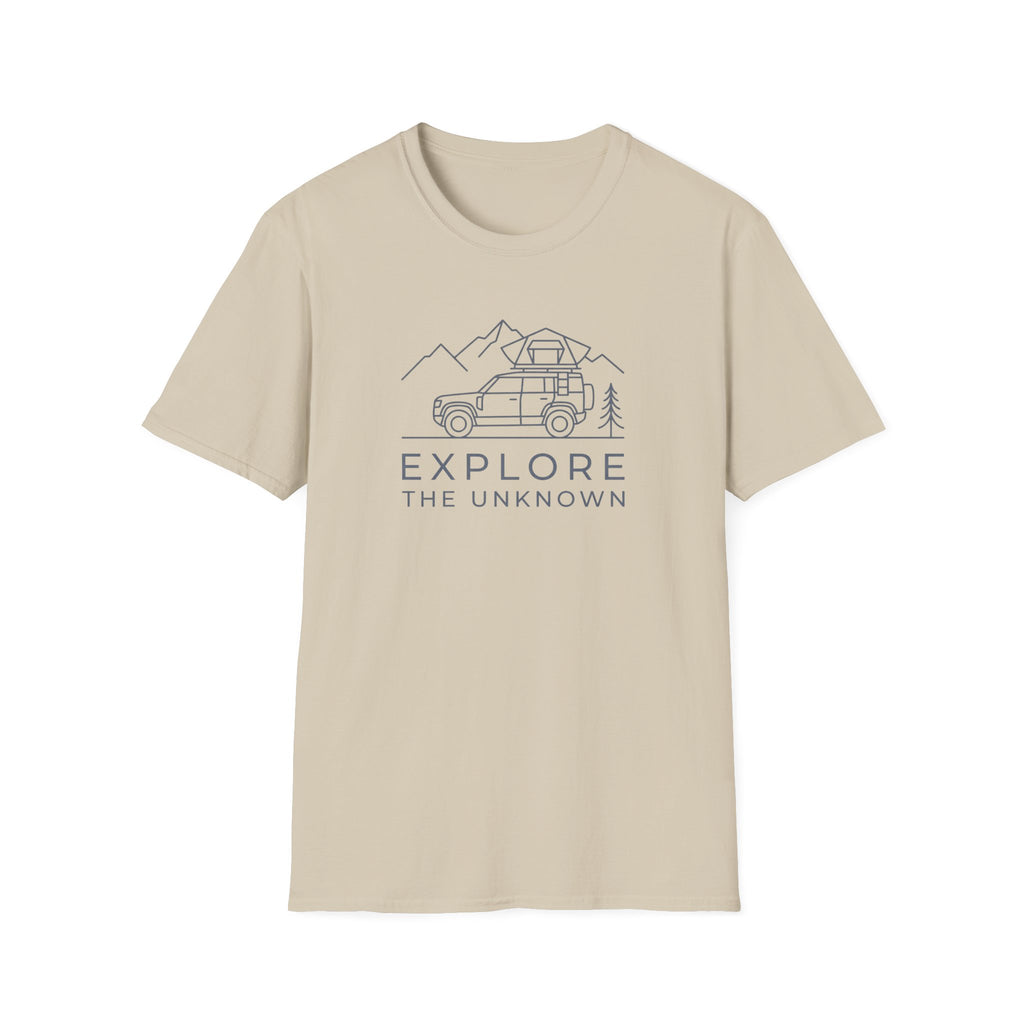 Explore The Unknown T‑Shirt — Adventure Off‑Road Graphic Tee