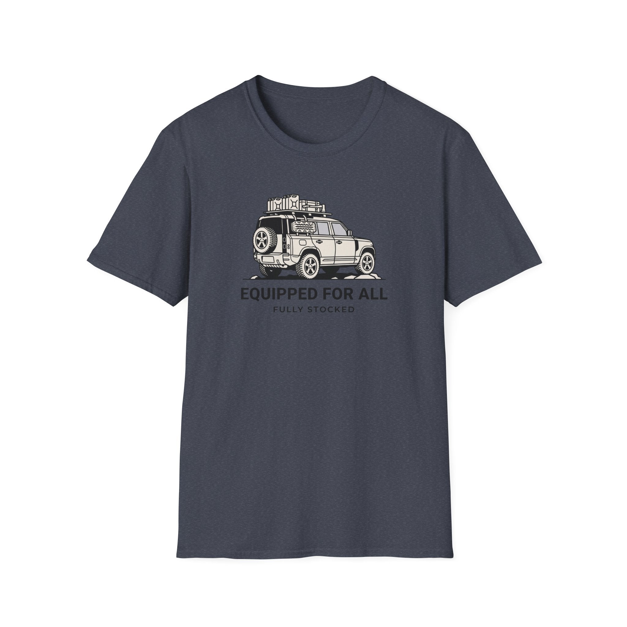 Equipped for all fully stocked – Adventure Graphic Line Art T-Shirt