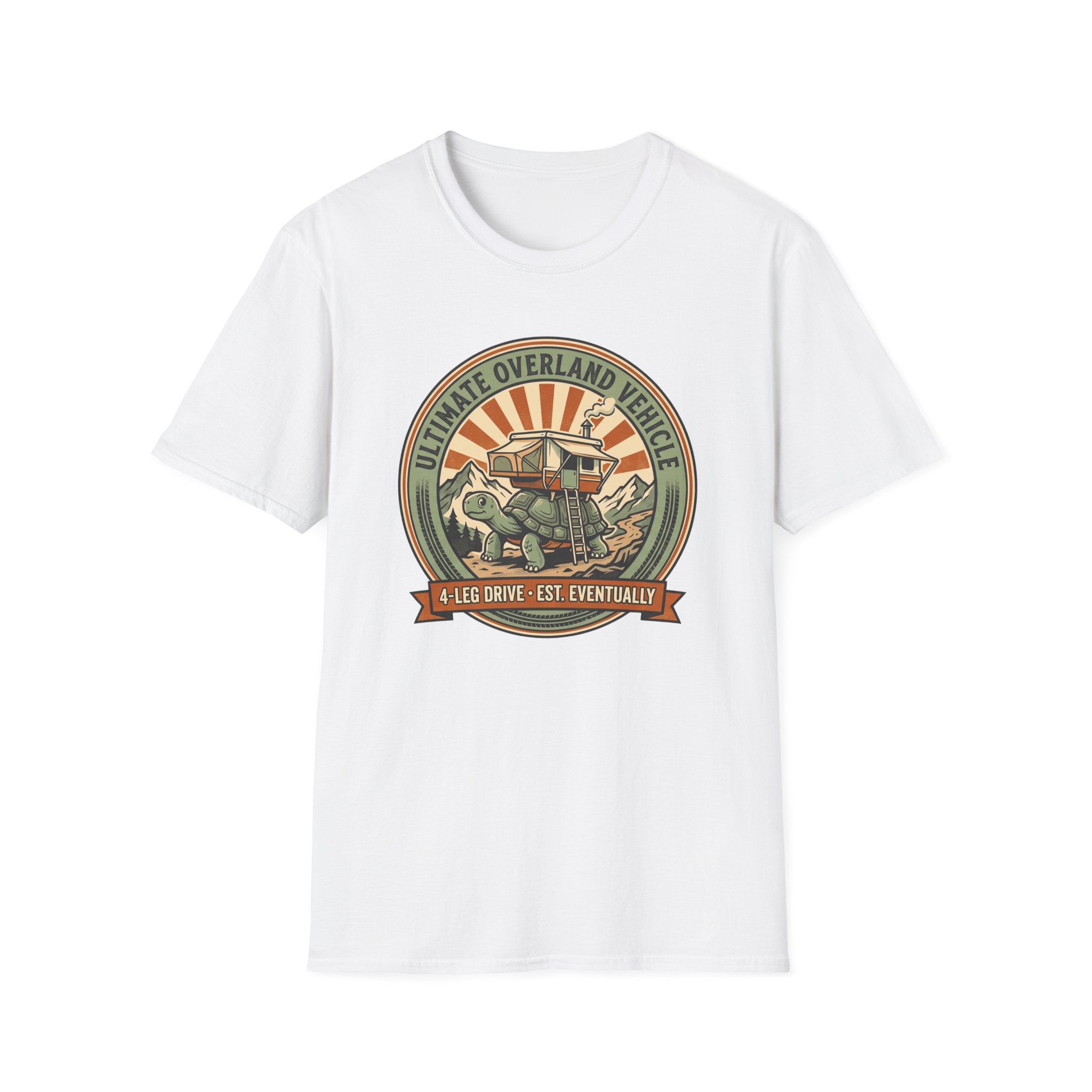 Ultimate overland tortoise – Adventure Graphic Badge Art T-Shirt