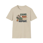 Camp nap eat repeat koala – Adventure Graphic Cartoon Art T-Shirt