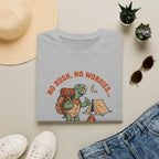 Camp slow wander far tortoise – Adventure Graphic Cartoon Art T-Shirt