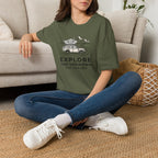 Explore the unknown find your path – Adventure Graphic Line Art T-Shirt