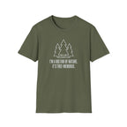 Big fan of nature treemendous – Adventure Graphic Line Art T-Shirt