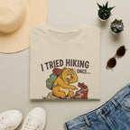 Hiking ups and downs bear – Adventure Graphic Cartoon Art T-Shirt