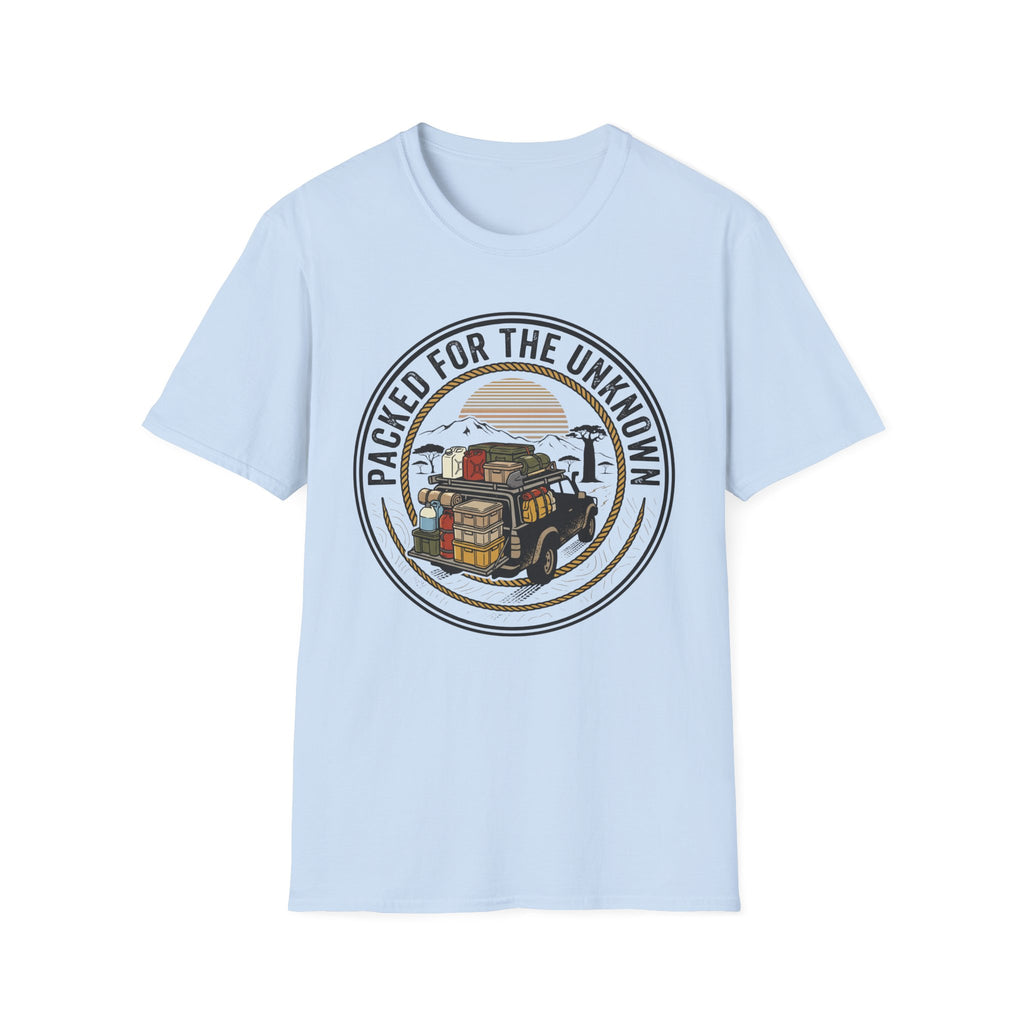 Packed for the unknown – Adventure Graphic T-Shirt