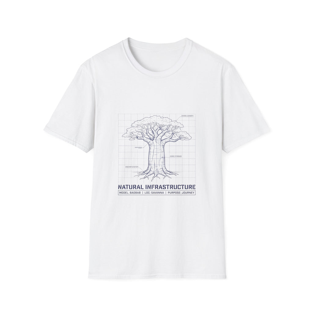 Baobab blue print – Adventure Graphic T-Shirt